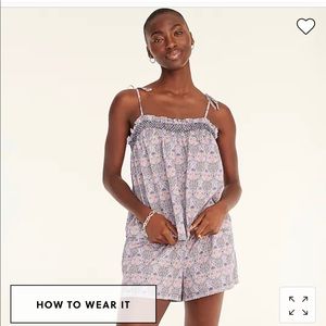Liberty/Jcrew two piece set